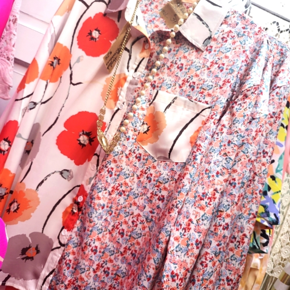 Floral Button up blouse